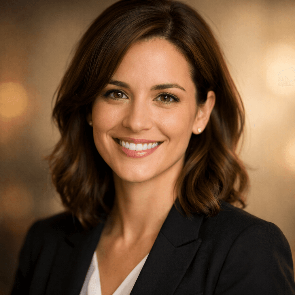 Portrait of Maria S., Entrepreneur & Impact Leader